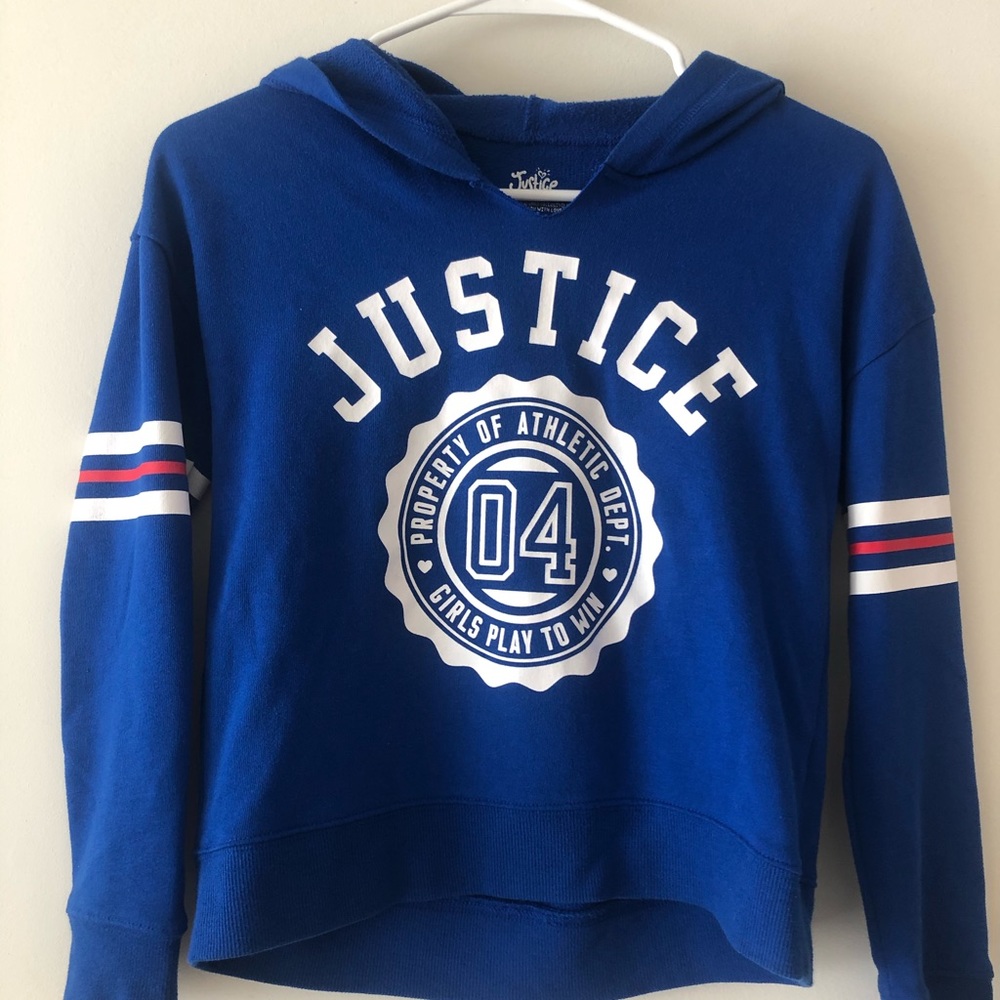 Justice light weight sweatshirt. Size 10